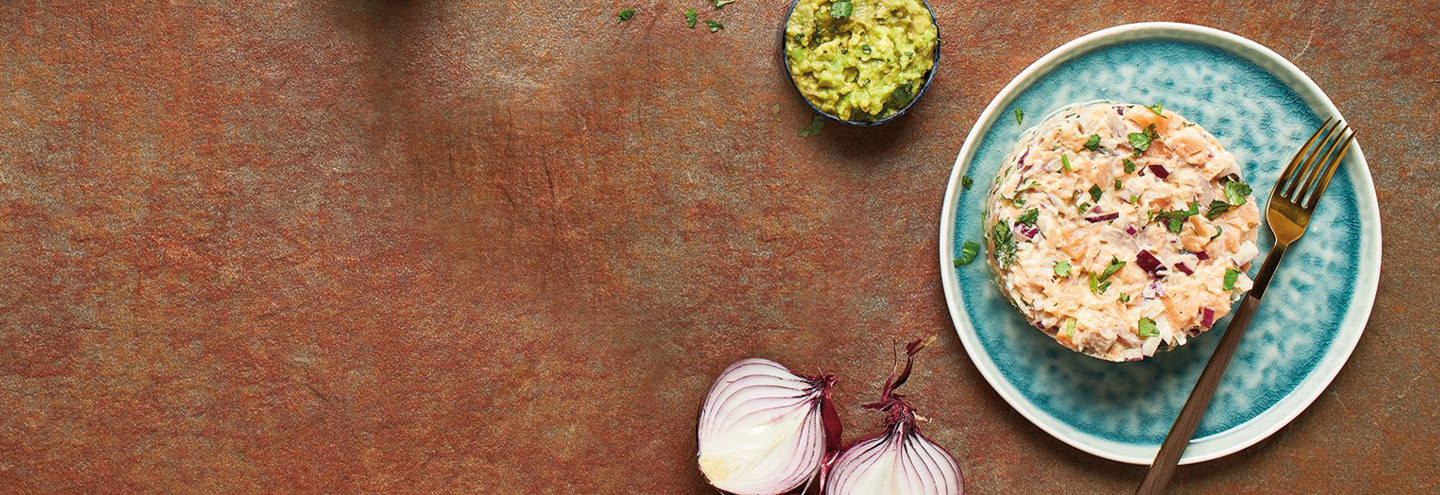 Imagem Tártaro de salmão com guacamole A Pitada do Pai