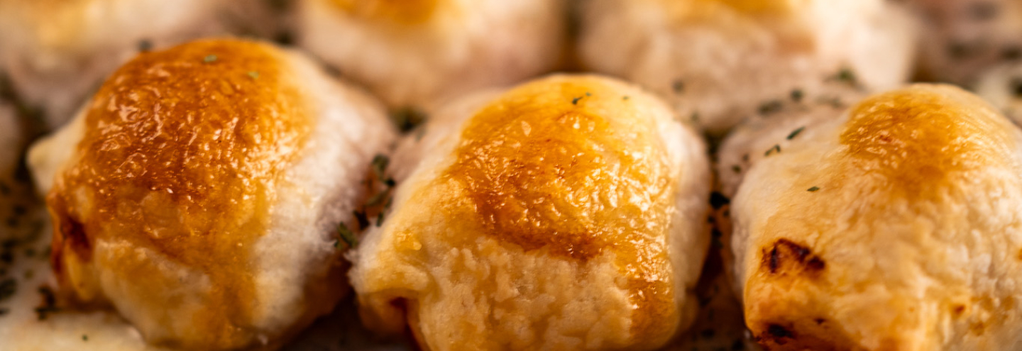 Imagem Pinheiro de Natal com queijo e massa folhada