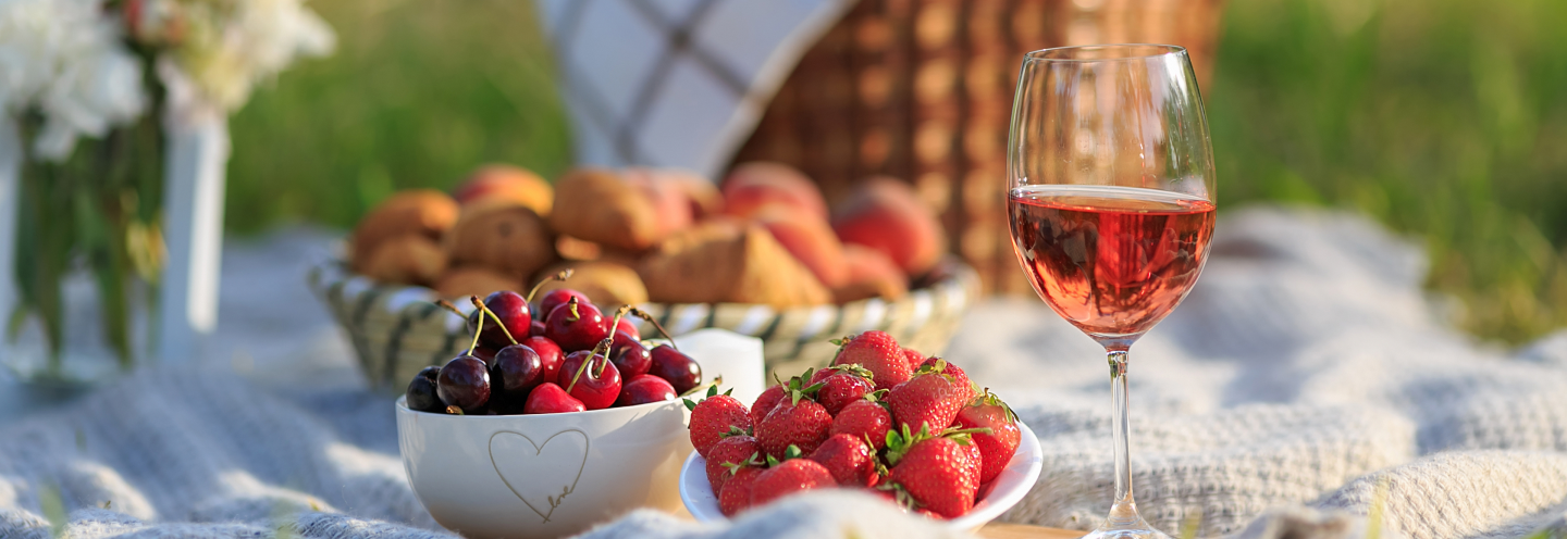Imagem Harmonizar Vinhos e Frutas