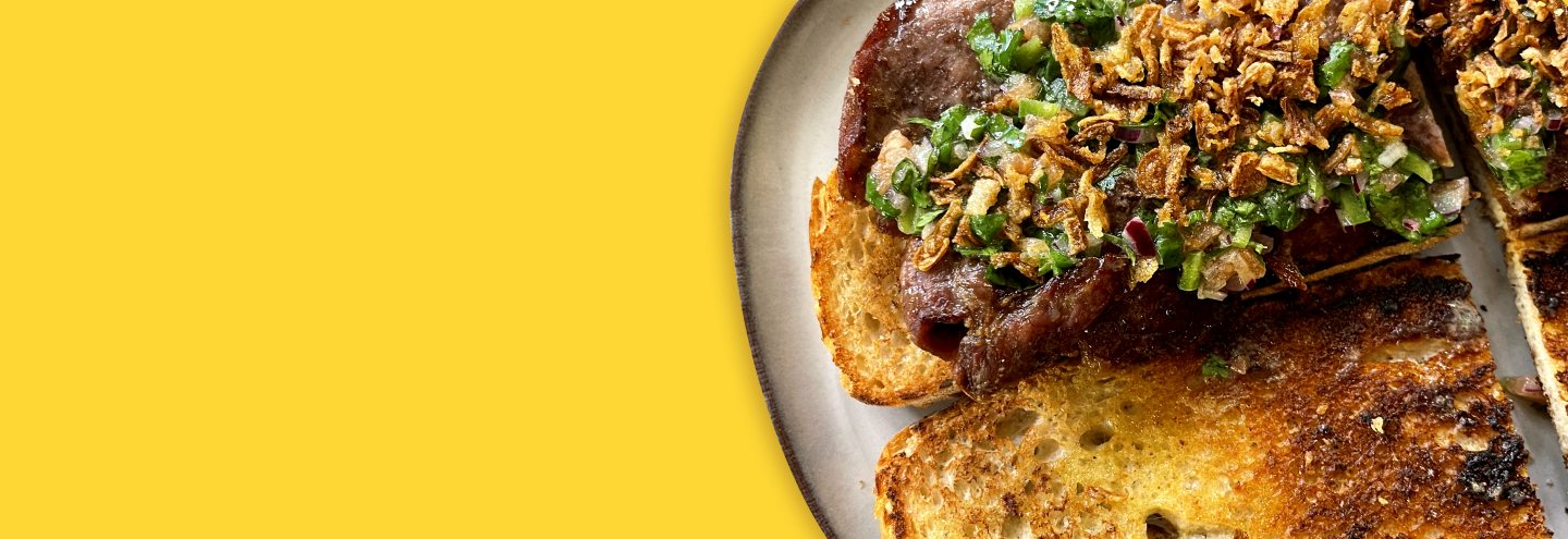 Imagem Sanduiche de carne assada na airfryer