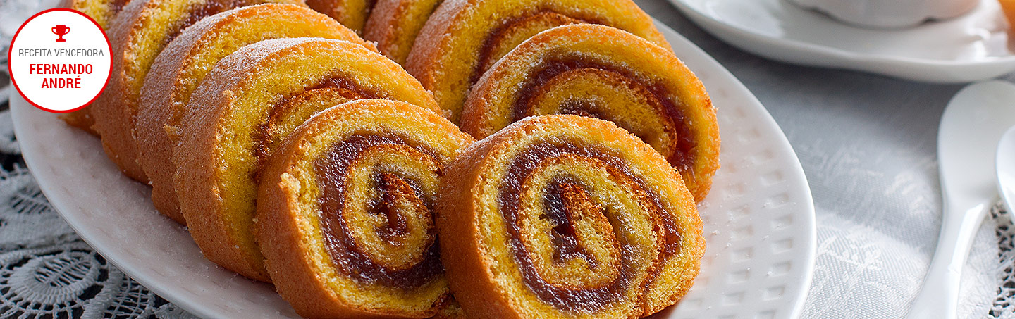 Imagem TORTA COM RECHEIO DE LEITE CONDENSADO COZIDO